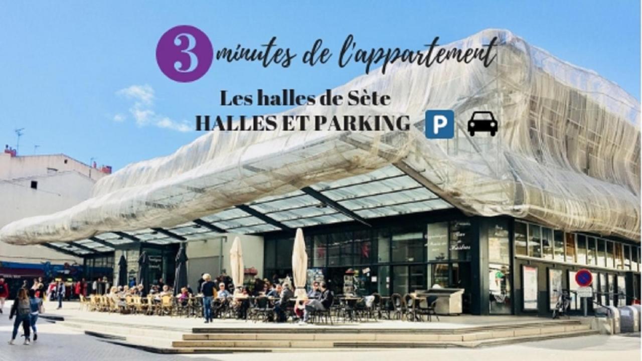 Splendide T2 Neuf Coocoonig Avec Petit Patio Apartment Sete Bagian luar foto