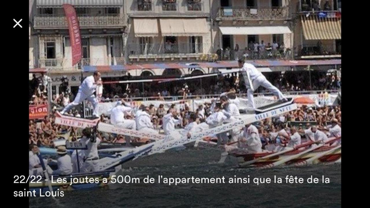 Splendide T2 Neuf Coocoonig Avec Petit Patio Apartment Sete Bagian luar foto