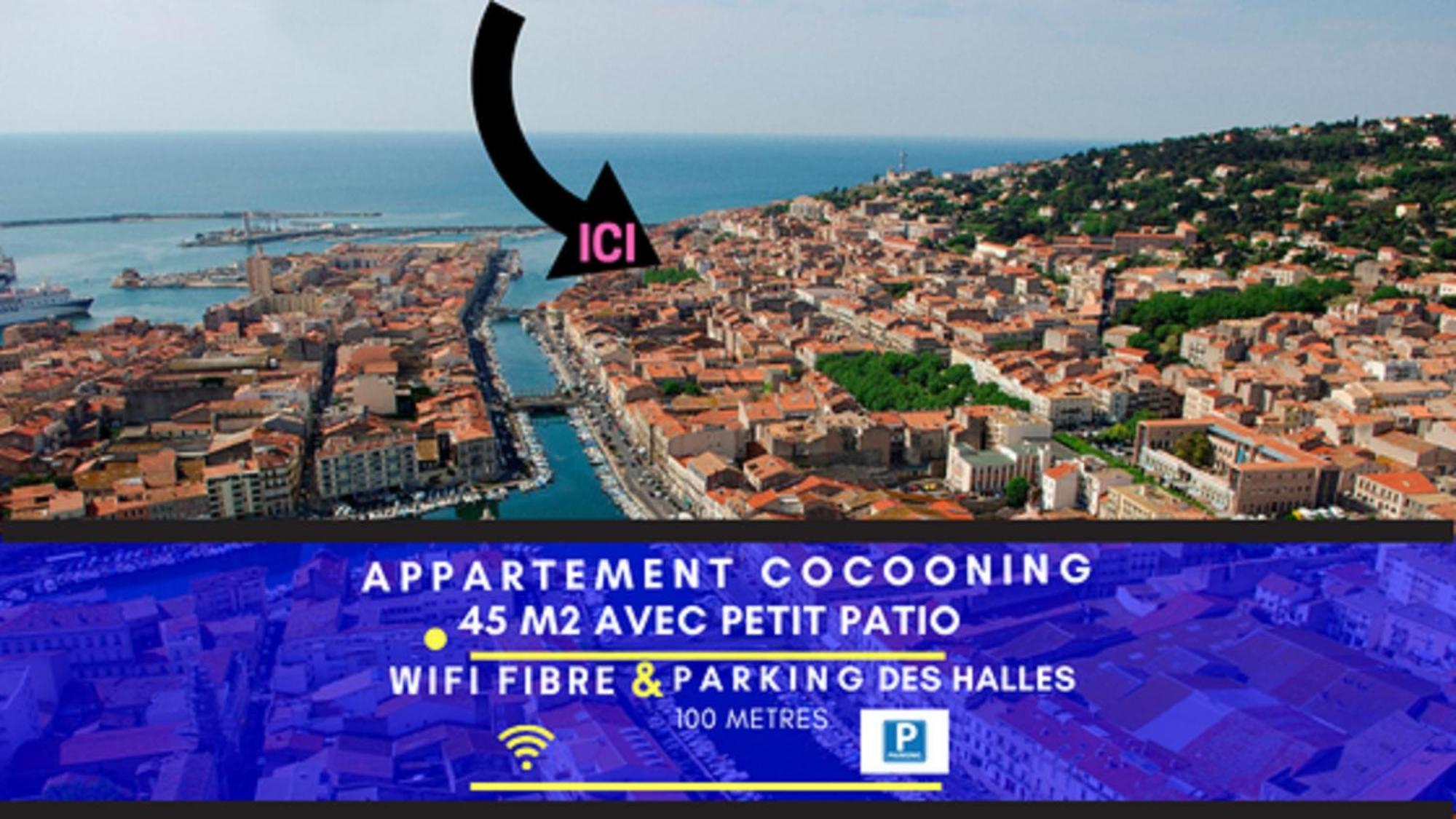 Splendide T2 Neuf Coocoonig Avec Petit Patio Apartment Sete Bagian luar foto